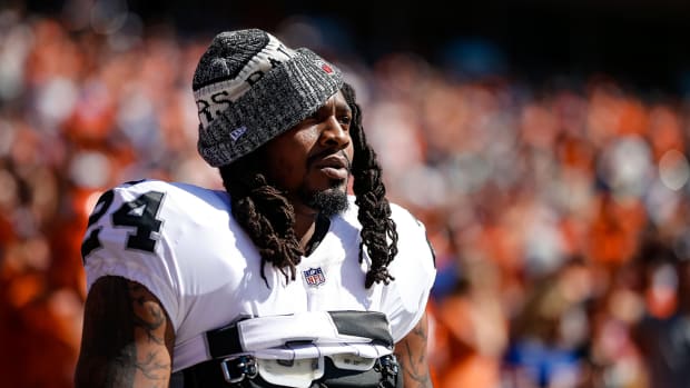 Former NFL running back Marshawn Lynch